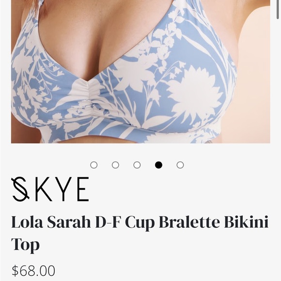 Skye Lola Sarah Tropical Print Bikini Top - Picture 5 of 5